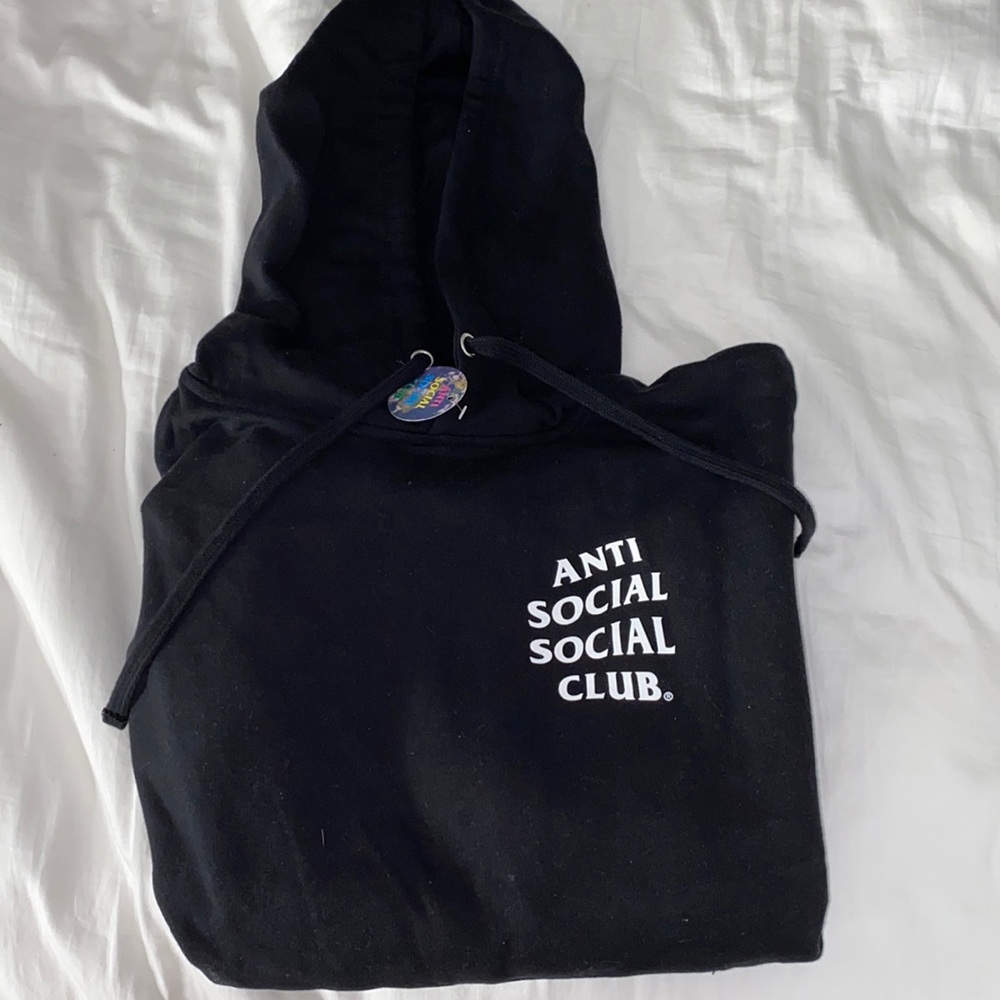 Anti Social Club Flower/Butterfly Hoodie